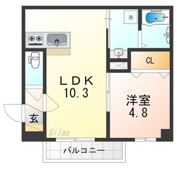 SFIDA天王寺南の物件間取画像